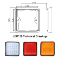 Lámpara indicadora de señal de giro automático luces de respaldo